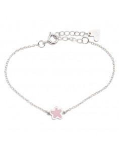 Pulsera Agatha Plata Flor...
