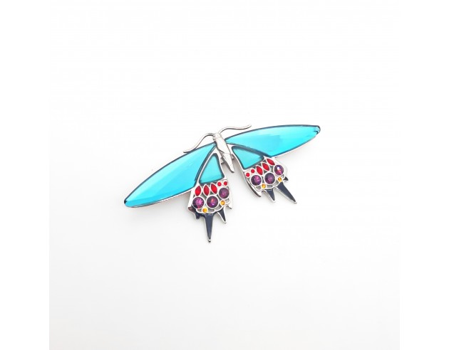 Broche Swarovski Alacan Indicolite