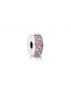 Clip Pandora Elegancia Rosa...