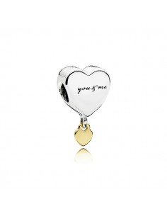 Charm Pandora Dos Corazones...