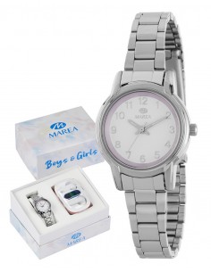 Reloj Marea Niña Plateado y...