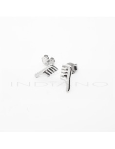 Pendientes Plata Peine Liso