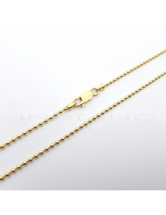 Cadena Oro Bolas Fuerte