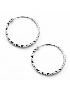 Pendientes Oro Blanco Aros...