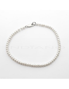 Pulsera Plata Perlas...