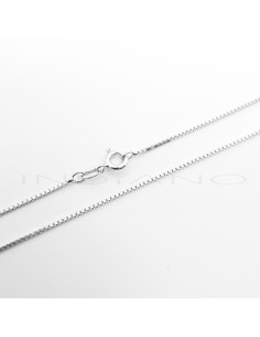 Cadena Plata Rodiada Veneciana