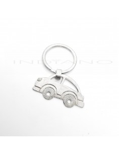 Llavero Plata Coche Plano