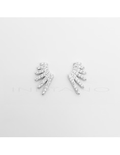 Pendientes Plata Abanico...
