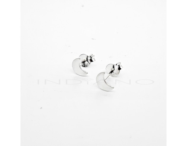 Pendientes Plata Luna LIsa