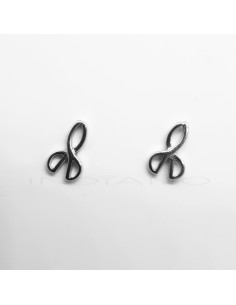 Pendientes Plata Tijeras Lisas