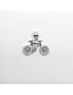 Colgante Plata Bicicleta...