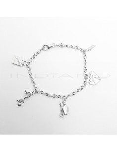 Pulsera Plata Cadena...