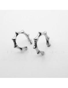 Pendientes Plata Aros Huesos
