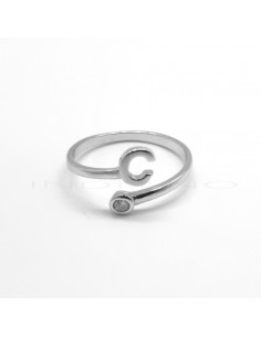 Anillo Plata Inicial C...