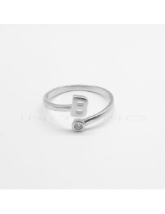 Anillo Plata Inicial B...
