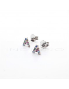 Pendientes Plata Letra A...