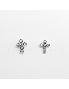 Pendientes Plata Cruz...