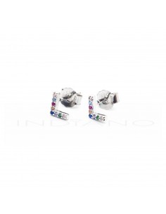 Pendientes Plata Letra L...