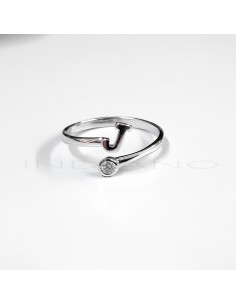 Anillo Plata Inicial J...