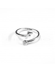 Anillo Plata Inicial F...