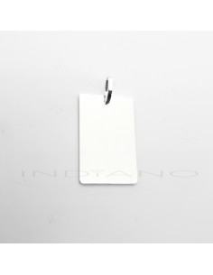 Chapa Plata Rectangular Lisa