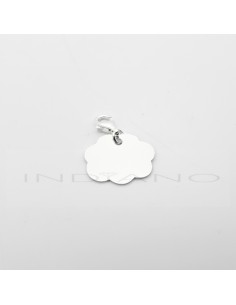 Colgante Plata Chapa Nube...