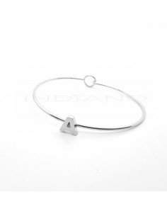 Pulsera Acero Rígida Inicial A