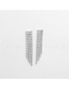 Pendientes Plata Cuatro...