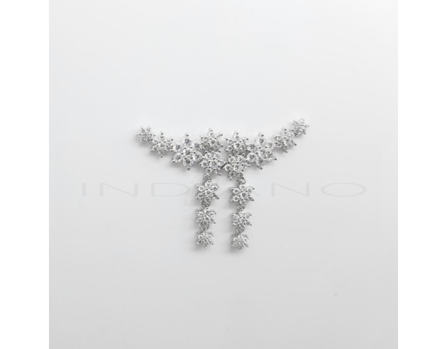 Pendientes Plata Trepador-Largo...