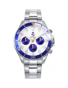 Este reloj cronógrafo de hombre del Real Madrid es el accesorio perfecto para los aficionados que buscan combinar estilo y func