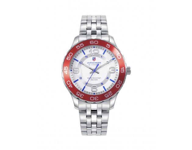 Este reloj de cadete del Atlético de Madrid combina estilo deportivo y funcionalidad, ideal para los jóvenes aficionados del eq