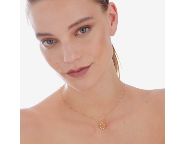 Collar Victoria Cruz Corto Oval...