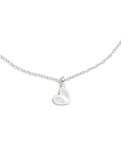 Collar Agatha Plata Corazón...