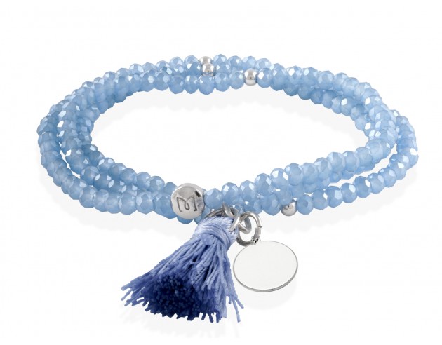 Pulsera Marina Garcia Zen Blue Chapa...