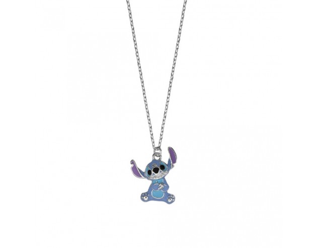 Collar Disney Plata Stitch Esmalte...