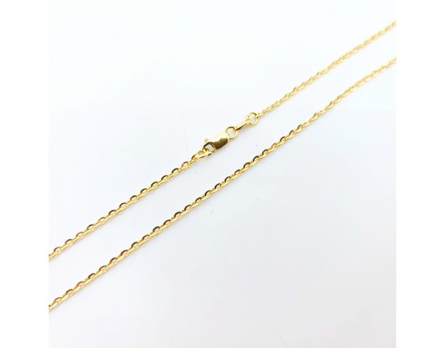 Cadena Oro Forxa Redonda Lapidada