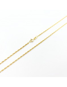 Cadena Oro Tipo Cordoncillo