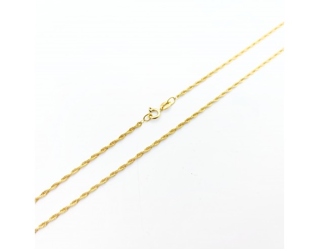 Cadena Oro Tipo Cordoncillo