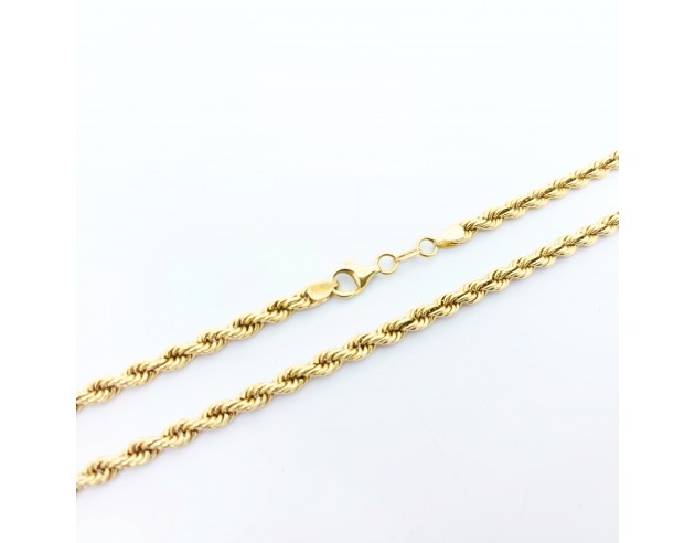 Cordon Oro Macizo 60 cm