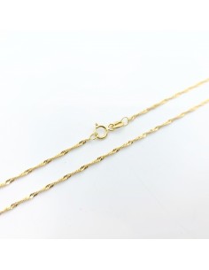 Cadena Oro Singapur Mediana