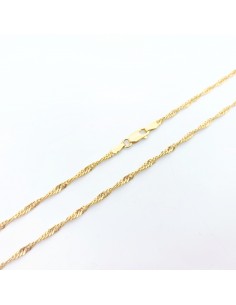Cadena Oro Singapur Fuerte