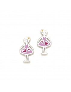 Pendientes Agatha Plata...