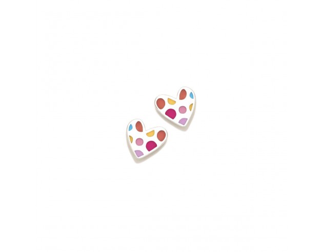 Pendientes Agatha Plata Corazón...
