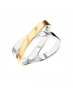Anillo Calvin Klein Bicolor...