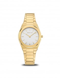 Claridad dorada  minimalismo con un diseño expresivo

Este reloj para mujer de la colección BERING Classic combina simplicid