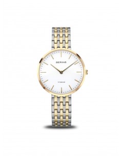 Ligereza en bicolor  elegancia de titanio para la muñeca femenina.

Este reloj de mujer de la Colección BERING Titanium comb