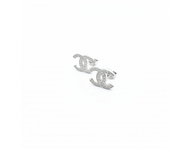 Pendientes Plata Motivo Doble C...