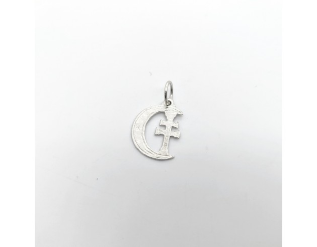 Colgante Plata Luna y Caravaca