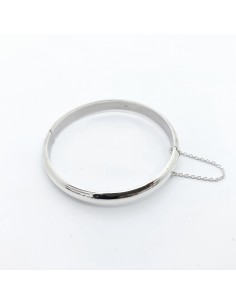 Pulsera Media Caña Plata...