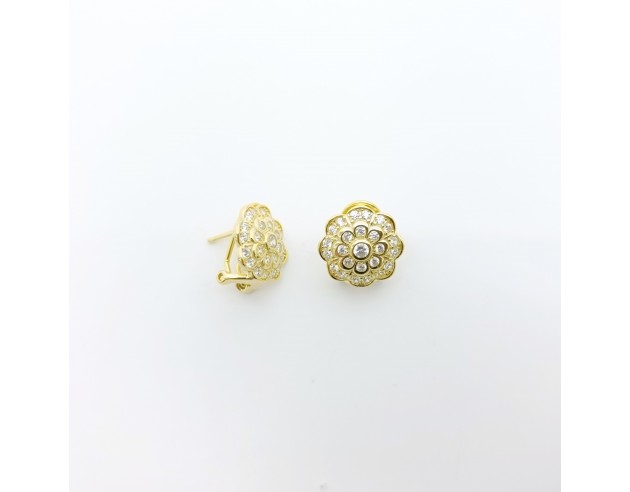 Pendientes Plata Dorada Motivo...